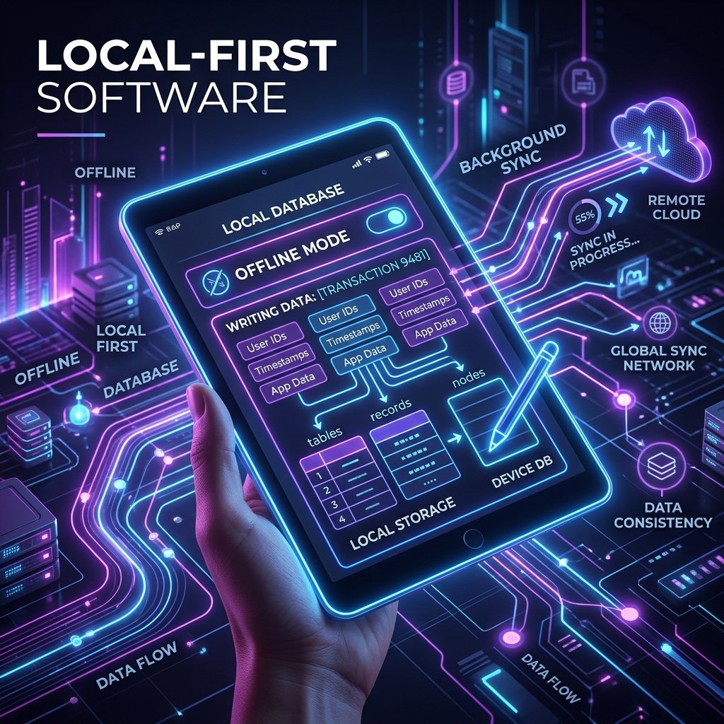 Local server terminal syncing database